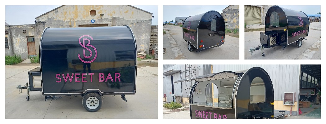 custom small bakery food trailer for sale in ma